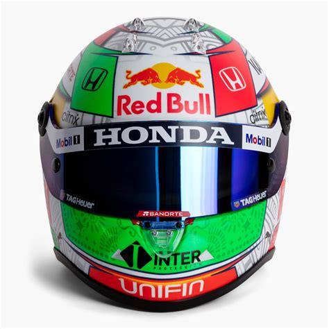 Oracle Red Bull Racing Shop: 1:2 Checo Perez Mexico GP 2021 Mini Helmet ...