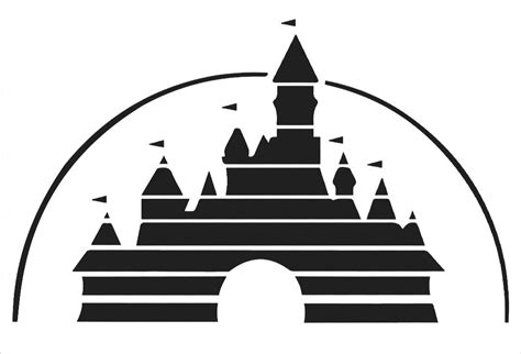 Pin by Tiffler on Disney SVGs | Disney castle silhouette, Disneyland castle silhouette, Disney ...