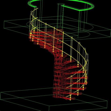 Spiral Stairs Dwg Download Autocad Blocks Model | Images and Photos finder