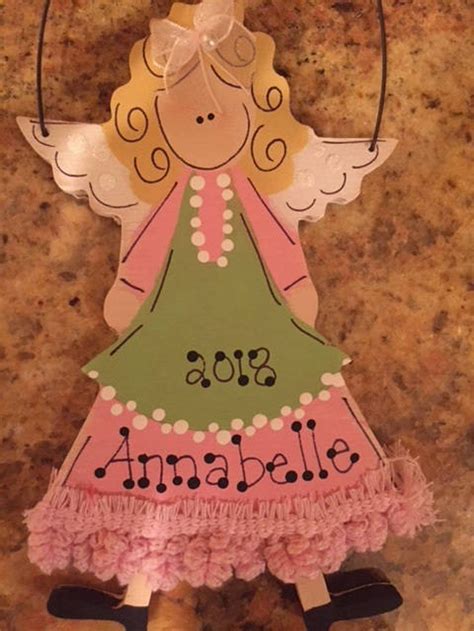 Angel Ornament Personalized Christmas Ornament | Etsy