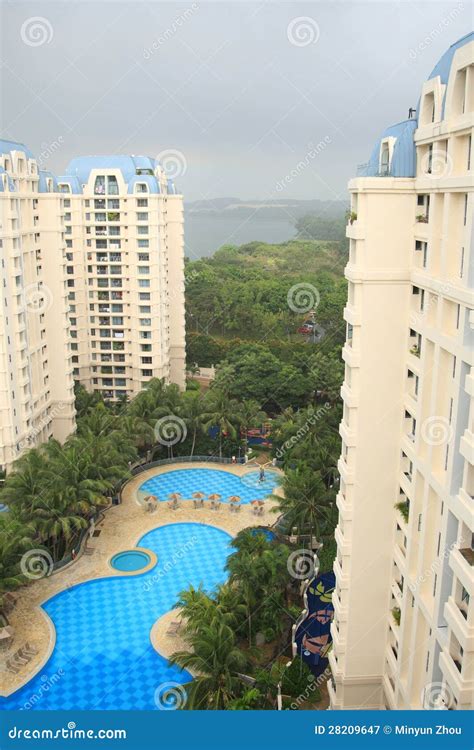 Singapore Apartments stock image. Image of highrise, lifestyle - 28209647