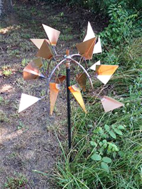 Copper Yard Ornaments | Copper Windmills | Yard Art