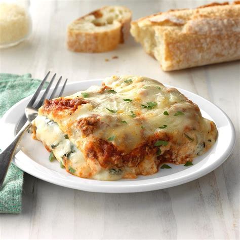 Spinach and Sausage Lasagna Recipe: How to Make It | Taste of Home