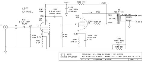 DIY 6T9 Tube (Valve) Single-Ended Amplifier Kit