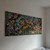 Waterlilies, Wood Wall Art, Wall Decor, Wooden Mosaic, Abstract Art ...