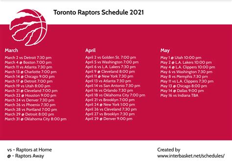 Printable 2022 2023 Toronto Raptors Schedule - Bank2home.com