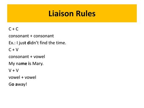 PPT - LIAISONS PowerPoint Presentation, free download - ID:3413473