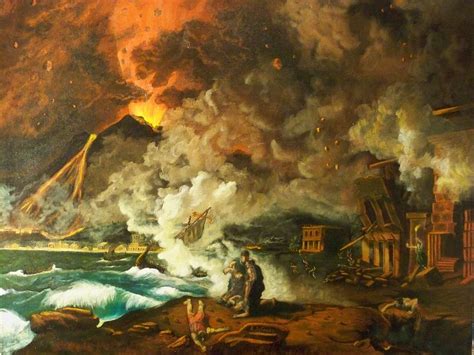 Destruction Of Pompeii Painting by Ricardo Santos-alfonso