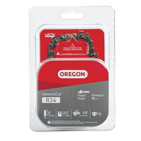 Oregon 8-in Replacement Chainsaw Chain in the Chainsaw Chains ...