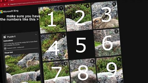 how to complete microsoft bing puzzle fast - YouTube