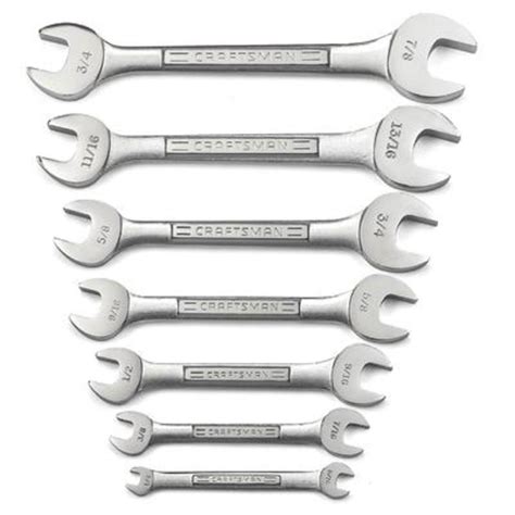 Craftsman 7 pc. Standard Open End Wrench Set