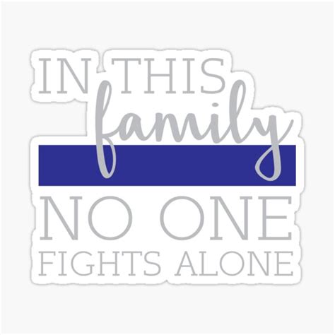 No One Fights Alone Stickers | Redbubble