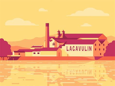 Lagavulin Distillery, please and thank you. by Gustavo Zambelli on Dribbble