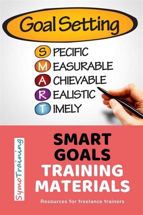 Teach and offering training in goal setting through providing SMART goals classes and workshops ...