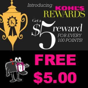 *Expired* Free $5.00 Reward from Kohl's Rewards - Freebies 4 Mom