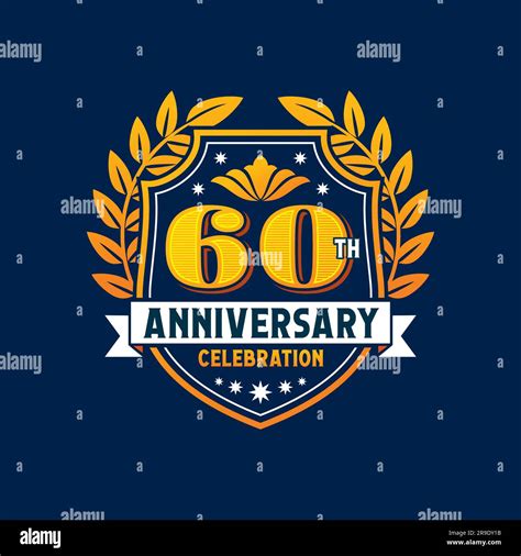 Anniversary badge, birthday banner or jubilee seal icon, party number ...