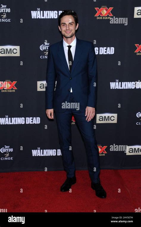 Andrew J. West attending "The Walking Dead" Season 5 Premiere at the ...