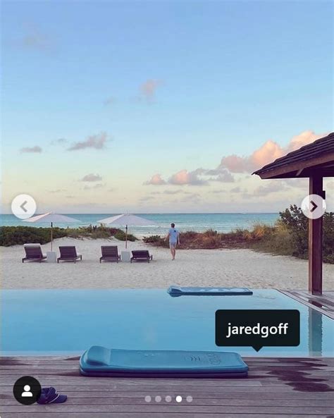 Jared Goff in Turks and Caicos With his SI Swimsuit Girlfriend Christen ...