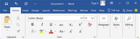 How to reduce ribbon size in Word - Microsoft Word 2016