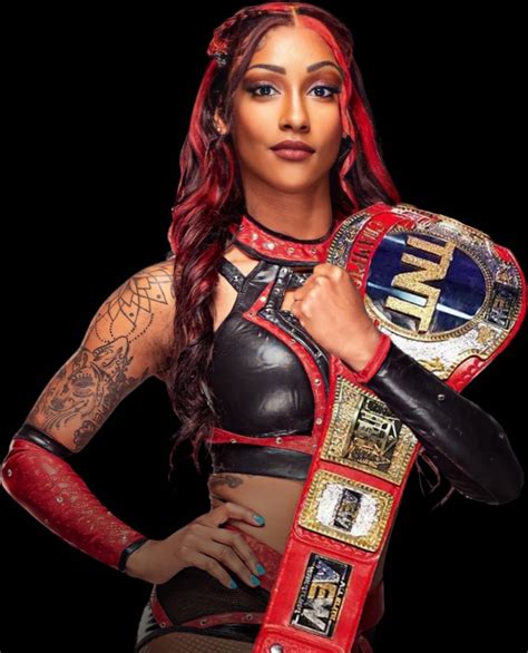 Red Velvet AEW TNT Champion Render #1 by crossedhero on DeviantArt