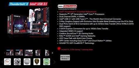 Gigabyte GA-Z170X gaming 7 Rev 1.0 Motherboard CPU Cooler Combo , I5 ...