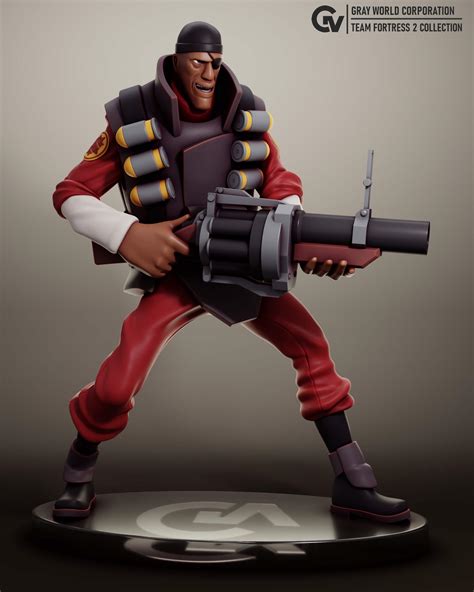 Demoman - Team Fortress 2 3D Model by Gray World Corporation