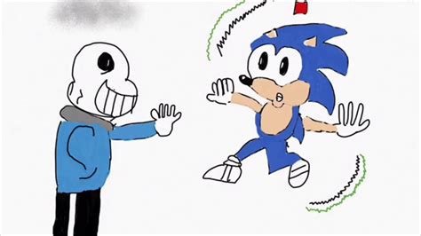 SANS VS SONIC THE HEDGEHOG🥊🥊 - YouTube