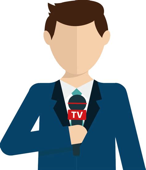 Reporter PNG Transparent Images