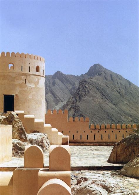 UNESCO World Heritage Site - Ruins of the Bahla Oasis (Nahki) Fort, OMAN dates from the 12th ...