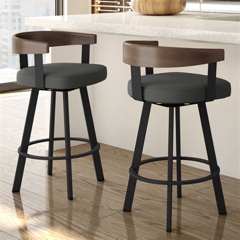 Shop Amisco Lars Swivel Counter and Bar Stool - Overstock - 24014760