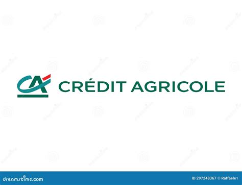 Credit Agricole Logo editorial photography. Illustration of gruppo ...