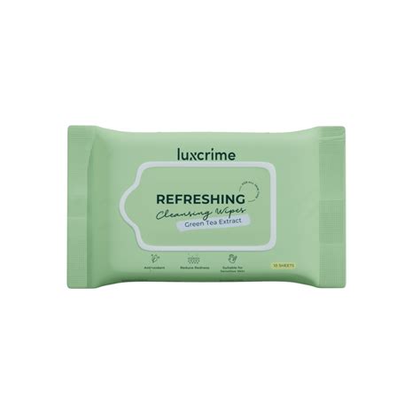 Jual Luxcrime Refreshing Cleansing Wipes Termurah November 2024 ...