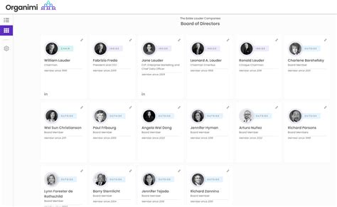 Estée Lauder's Organizational Structure [Interactive Chart] Organimi