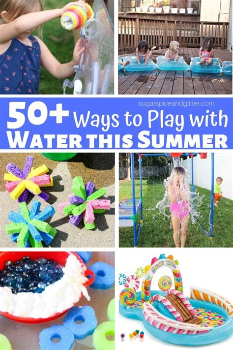 Water Play Activities for Summer ⋆ Sugar, Spice and Glitter