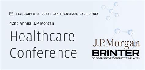 Meet Brinter at J.P. Morgan 42nd Annual Healthcare Conference (JPM 2024)