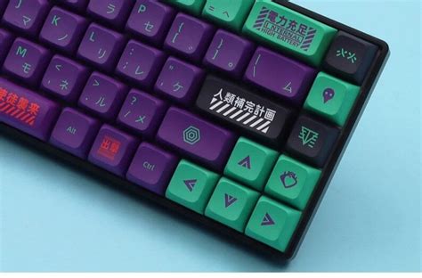 Anime Evangelion Theme 139/151 Keycaps for Mechanical Keyboard Cherry ...