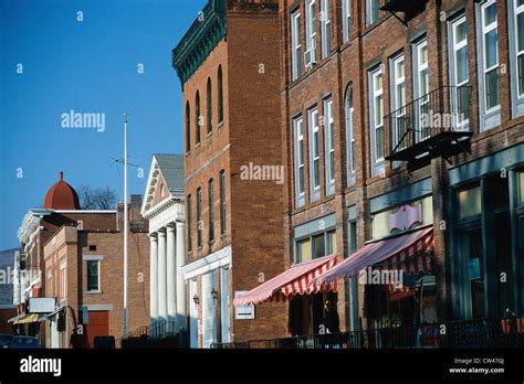 Storefronts in Williams Town, MA Stock Photo - Alamy