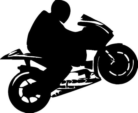 Motorcycle Wheelie Silhouette at GetDrawings | Free download