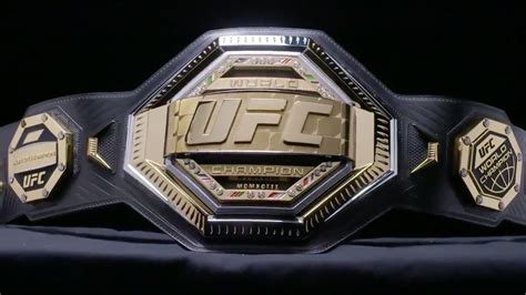 UFC unveils new ‘Legacy Championship Belt’ design