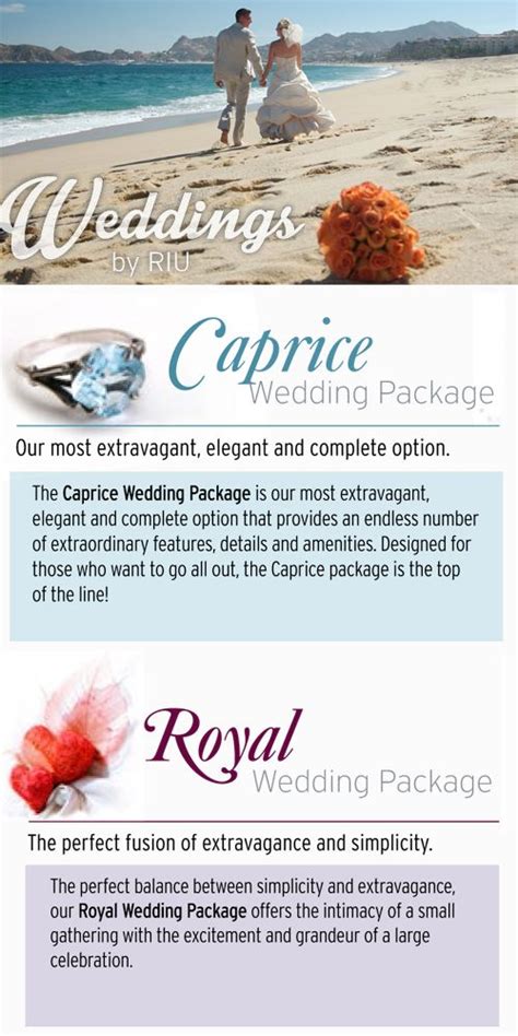 Weddings by RIU | Wedding package, Destination wedding, Destination bride