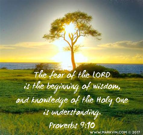 The Fear of the Lord is the beginning of wisdom | Markvin Subida