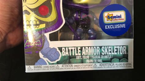 Gemini Collectibles Exclusive Metallic Battle Armor Skeletor Funko Pop! - YouTube