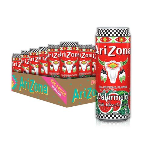 Arizona Watermelon Tea Np 23oz/24pk - Nimbus Imports