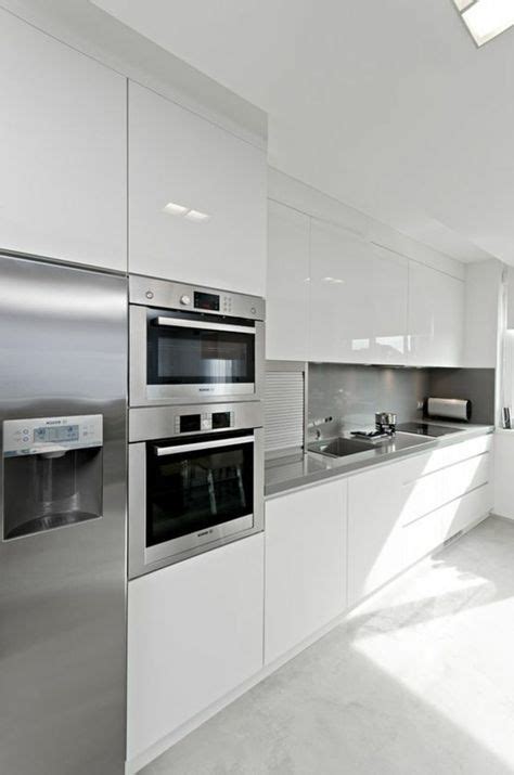 1001+ ideas de decorar vuestra cocina blanca y gris | Cocinas blancas modernas, Diseño cocinas ...