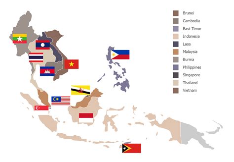 Southeast Asia Countries Map / The Setting of Mainland Southeast Asian ...