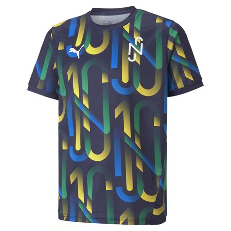 Neymar Jr Future Printed Youth Football Jersey | Blue - PUMA