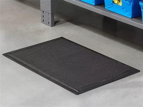 Happy Feet™ Mat - 2 x 3', Black H-3958BL - Uline