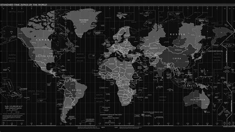 World Map Wallpapers Black - Wallpaper Cave