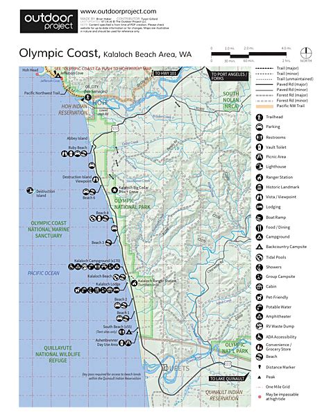 Kalaloch Campground Map | Kalaloch beach, Campground, Beach