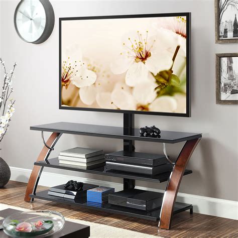 Whalen Furniture Whalen Payton 3-in-1 Flat Panel TV Stand for TVs up to ...